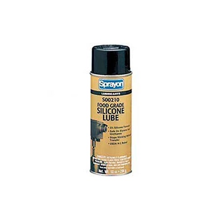 Krylon Sprayon LU210 Food Grade Silicone Lubricant, 12 oz. Aerosol Can - SCO210000, PK12 SC0210000